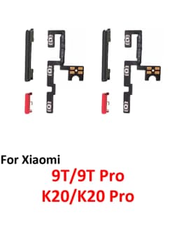 For Xiaomi Mi 9T Pro Phone New Power Volume Button On Off Up Down External Key Internal Flex Cable Parts For K20 Pro Black Blue