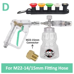 BEAR FORCE Pressure Washer Water Gun for Car Cleaning Hose Connector For Karcher Nilfisk Parkside Bosch Quick Connector Nozzles
