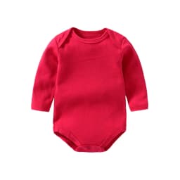 Baby Clothes 100% Cotton Short/Long Sleeve Solid Baby Bodysuit for Boys Girls 0-24M Soft Unisex Onesie Romper Newborn Outfit