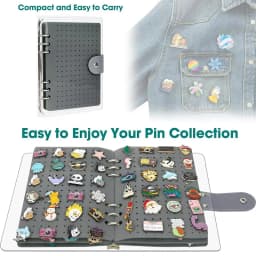 Felt Pin Brooch Display Storage Book DIY Badge Charms Organizer Booklet Metal Badge Chest Souvenir Album Pin Badges Collection