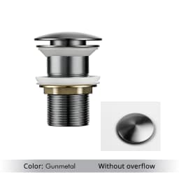 Smesiteli Bathroom Bath Pop Up Drain Stopper Rose Gold Polished Anti-Corrosion Durable With OverFlow Hole Basin Sewer Plug