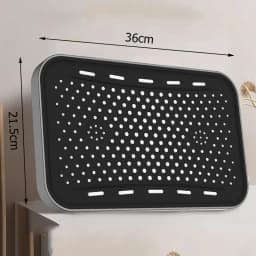 New 14in 36CM Big Panel Rainfall Shower Head Large Flow High Pressure Top Sprayer Supercharge Shower Head Bathroom Accessories