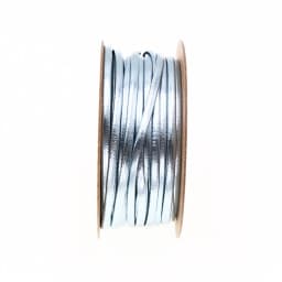 2mm/5mm *15m Matte Light Pu Faux Leather Cord Flat Gold Silver Color Shine Rope for Bracelet Jewelry Beading String Ribbon Craft