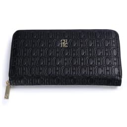 CH Fashion Classic Women's Portable Wallet Solid Color Design Multi-Letter Embossed Women's Coin Purse Minimalist