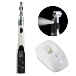 Dental LED Polishing Grinding Light Grinder Motor 4:1 Contra Angle Handpiece Rechargeable Dentist Grinding Tools