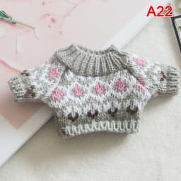 20cm Doll Clothes for Korea Kpop EXO Dolls Plush Star Doll's Clothing Sweater Stuffed Toy Outfit for Idol Dolls Accessories