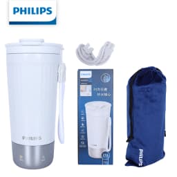 Philips Electric Kettle Bottle 400ml Electric Heating Cup NTC Temperature Control 110V-240V Thermos Cup