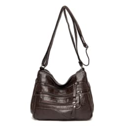 Multiple pockets Soft Leather Hand Bags For Women Luxury Handbags Women Bags Designer Shoulder Crossbody Bags