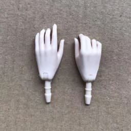MENGF Doll Hands Feet 1/6 Doll Parts Super White Coffee Brown Doll Accessories DIY Dressing Doll Decors 4 Gesture Hands Parts