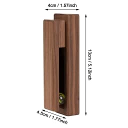 Nordic Walnut Beech Towel Hook Strong Viscose Wall Hanging Door Wooden Creativity Hook Free Punching Bathroom Home Hotel Storage