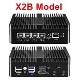Intel N150 Firewall Upgraded Version Intel Celeron N5105 7305 J5005 Fanless Mini PC 4x2.5G Solid Mini Computer pfSense OPNsense