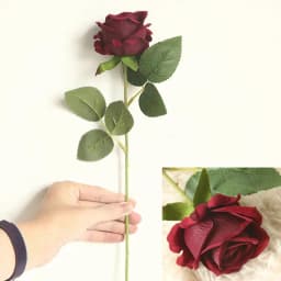 5pc Artificial Flowers Silk Rose Long Branch Bouquet for Wedding Home Decoration Fake Plants DIY Wreath Supplies Accessories