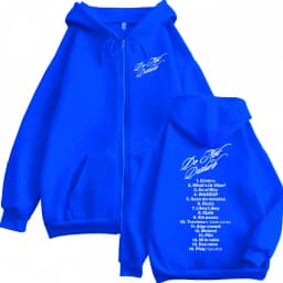 Rapper Young Miko Do Not Disturb Print Zipper Hoodies Fashion Hip Hop Zip Up Pullovers Men's Women's Casual Oversized Sweatshirt