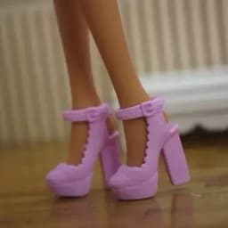 High quality YJ85 classic shoes flat foot high heels sandals fun to choose for your Barb dolls 1/6 Scale accessories