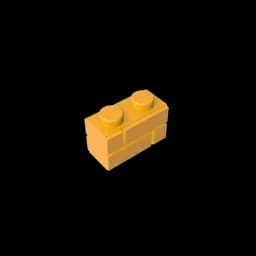 Gobricks GDS-631 Profile brick 1x2 single gro. compatible with lego 98283 children's DIY Educational Building Blocks Technical
