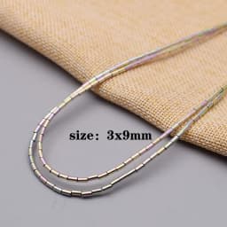 New color Natural Stone Hematite Beads Heart square Round disc Loose Spacer beads For Jewelry Making DIY