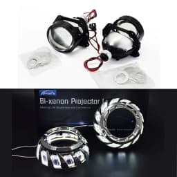 Ronan 40W 3inch Bi-Led Projector Lens 4.3K 6K 2000LUX for H1 H4 H7 9005/9006 Socket Car Headlight Retrofit Upgrade Full Kit