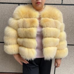 New Real Fox Fur Coat Women's Winter Warm 100% Natural Fur Jacket Short Raccoon Fur Coat Women's High Quality Hot Sale