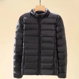 Lightweight Padded Cotton Jacket Women's 2025 New Style Hooded Stand Collar Slim Fit Short Coat Autumn Winter Outerwear