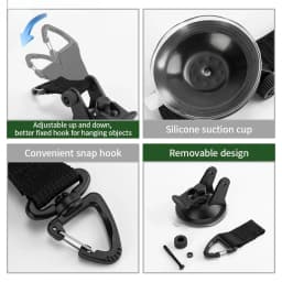 2/4pcs Car Tent Suction Cup Buckle Side Awning Anchors Outdoor Camping RV Van Accessory Secure Hook for Car RV Camping Accessory