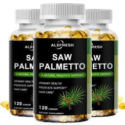 Saw Palmetto Capsules High Potency for Prostate, Urinary Tract ,Bladder Hair Health Supplement