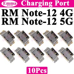 10Pcs Charging Port Connector USB for Xiaomi Redmi Note 11 12 13 Pro Plus 12s 11s 14Pro 4G 5G 12Pro Charge Dock Jack Socket Plug