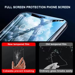 1-4Pcs 9H Screen Protector For iPhone 15 16 17 Pro Max 18 11 14 12 13 Mini X XS XR Protective Glass For iPhone 7 8 Plus SE Film
