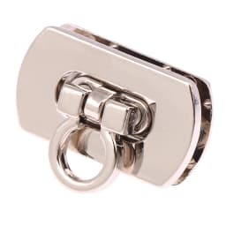 Metal Square Oval Twist Lock Tiny Bag Turn Lock Twist Lock Clasp Leather Craft Women Bag Handbag Shoulder Bag Purse DIY Hardware