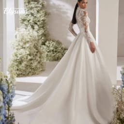 Customized Lace Appliques Wedding Dresses High Collar Long Sleeves A-Line Bridal Gowns Party Dress Vestidods De Novia