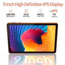 New 9 Inch Pad Android 13, Octa Core, 4GB RAM 64GB ROM, 1TB Expand, WiFi, 6000mAh Battery, Dual Camera, Google Kids' Tablet
