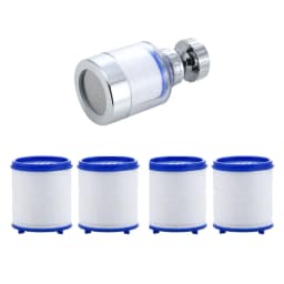 Kitchen Faucet Water Filter Pressurized Sink Filter Water Purifier 360° Tap Splash Proof Faucet Aerator Extender for Bathroom