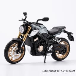 Scale 1:12 Honda CB650 HP4 Motorcycle Model Toy Alloy Diecast Shock Absorption Miniature Racing Motor Models for Kids Gifts