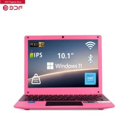 10.1 Inch Computer Laptop Windows 11 OS Preinstalled Quad Core 8GB+128GB Netbook HDMI Webcam Office (Black)