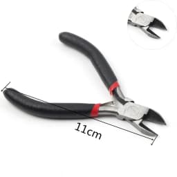 Black Handle Long Nose Mini Pliers Round Flat Long Nose Bent Nose Pliers For Jewellery Making Diy Crafts Necklace Bracelet Tools