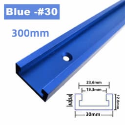 Workbench T-Slot Aluminium Alloy Miter Track T Sliding Slider T Bolts Nut Set Woodworking T-Track Jig Fixture Tools