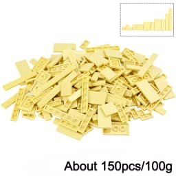 1x1 1x2 1x6 2x2 2x4 Bulk Mixed Smooth Building Blocks 11Color 150Pcs Creative City Thin Bricks Model Compatible Educational Toy
