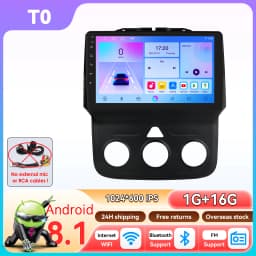 Hizpo 8Core 2Din Android 14 Car Radio For Dodge Ram 1500 2500 3500 2013-2018 AI Car Multimedia GPS 4G Carplay By Snapdragon 6115