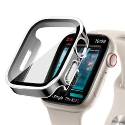 Glass+Case For Apple Watch 7 8 45mm 41mm 49mm 44mm 40mm Straight Edge Screen Protector Cover Case iWatch 4 5 SE 6 7 8 Ultra 49mm