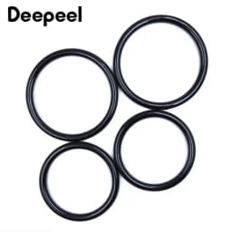 2/4/10Pcs Deepeel Acrylic Transparent Bag Handle Plastic Circle Ring Frame Handbag Replace Handles Woven-bag Brackets Accessory