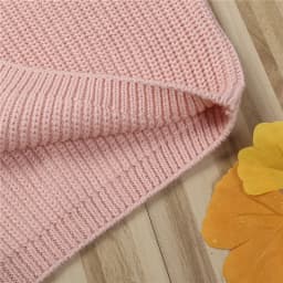 1-5years Kids Fall Winter Sweaters Tops Long Sleeve Knitted Solid Color Thick Pullover jumper For Girls And Boys Warm
