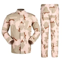 2026 Tactical Camo ACU Uniform Men 2Pcs Set Durable Wear-Resistant Training Security Duty Uniforms