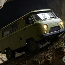 WPL YA3-452 Буханка UAZ-452 C-104 Remote Control Off Road Bread Van Small Leather Car 2.4G Full Scale 4WD Drive Truck Model Toy