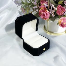 New Octagonal Jewelry Organizer Box for Earrings Ring Pendant Necklace Bracelet Storage Flannelette Vintage Gift Packaging Box