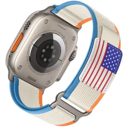 Trail loop for Apple watch ultra Band 49mm 44mm 40mm 45mm 41mm 38mm 42mm Nylon Leather bracelet iWatch series se 7 6 5 3 8 strap