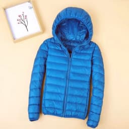 Autumn Winter New Arrival Women's Light down Cotton Jacket Short Hooded Stand Collar plus Size Slim Fit Outerwear Coat