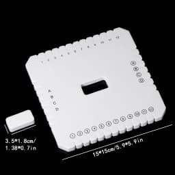 1pcs Round&Square Bracelet Knitting Kumihimo Disc Disk Tray Braided Rope Knot Weaving Jewelry Desgin Board Jewelry Tool
