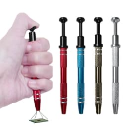 1 Pc 4 Claws Tweezer Jewelry Holder Gems Parts Screws Pick-up Tools Grabber Catcher Jewelry Clip 4 Prongs Tweezer