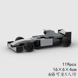 Technical Speed Car MOC City Vehicle Racing Car Rally Building Blocks Bricks Set Retro Ornament Diy Toys For Adults Gifts