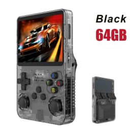 128G Open Source Video Game Console Linux System 3.5 Inch IPS Screen Orange Portable Pocket Video Player 64G 256G best Game
