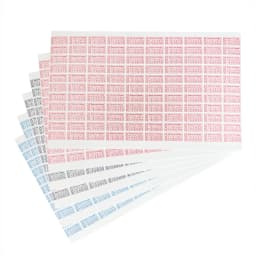 200pcs new 26/27/28 year Red Blue Black rectangular fragile label 16X8mm product seal warranty Tear invalid sticker